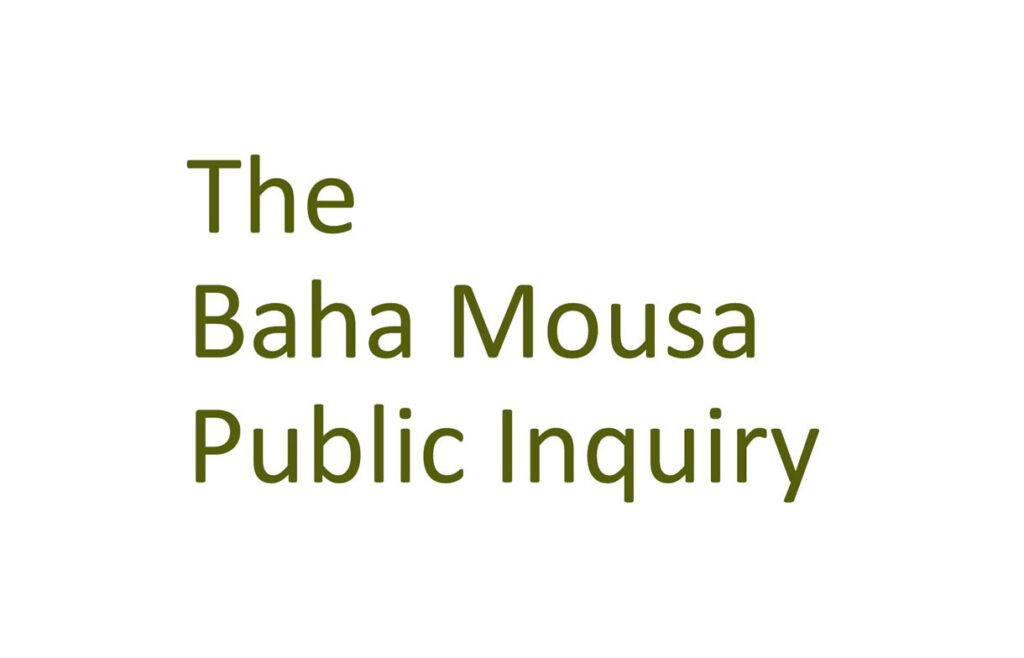The Baha Mousa Public Inquiry