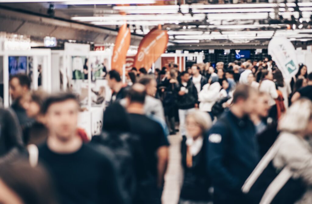 Group of people at a conference or event